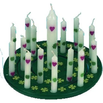 Amscan 5057 Geburtstagskerzen mit Lebenslicht, 10 Stück