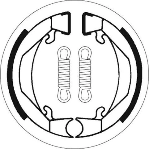 SBS Bremsbacke 80 x 18 mm für Honda PX50, KTM Mini SX 50, Puch Cobra