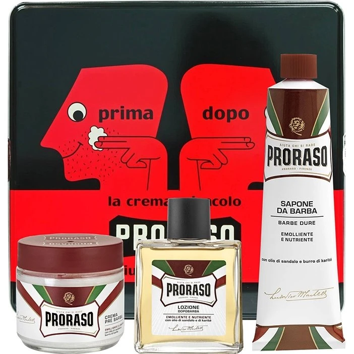 Proraso Prima & Dopo Nourishing Sandalwood Rasierset