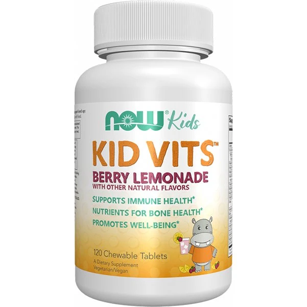Now Foods Kid Vits Berry Lemonade 120 Kautabletten