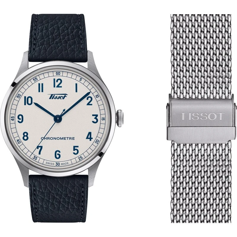 Tissot Heritage 1938 COSC Automatik 39mm anthrazit Lederband