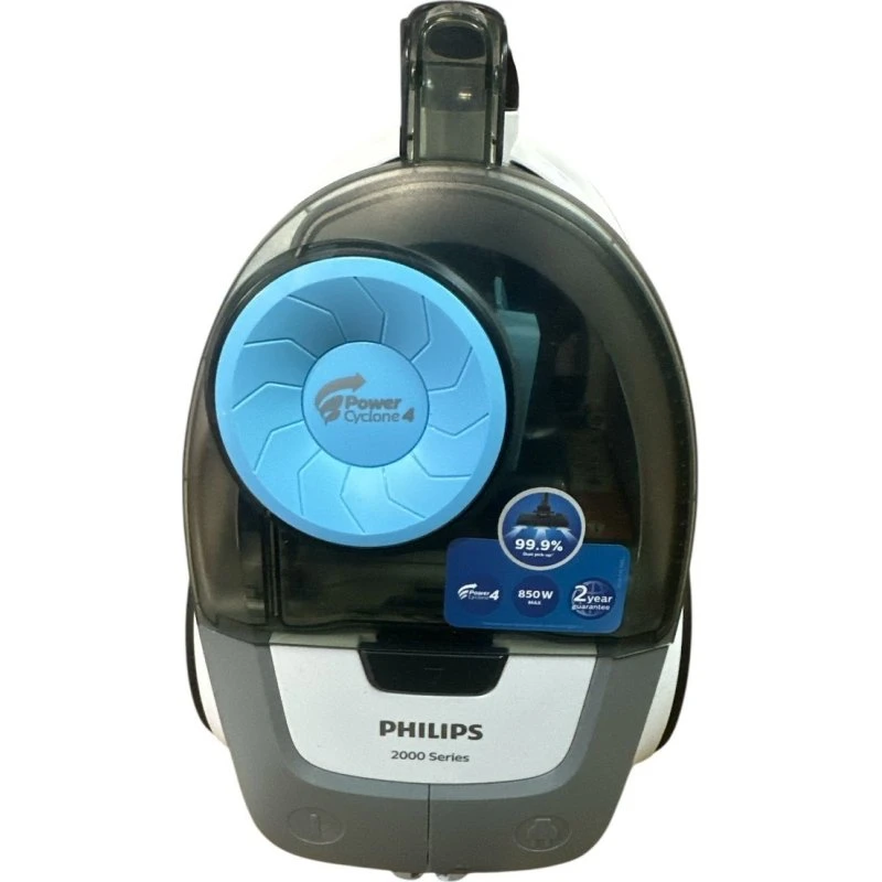 Philips Staubsauger 2000 Series beutellos, 1,3 l, weiß/himmelblau