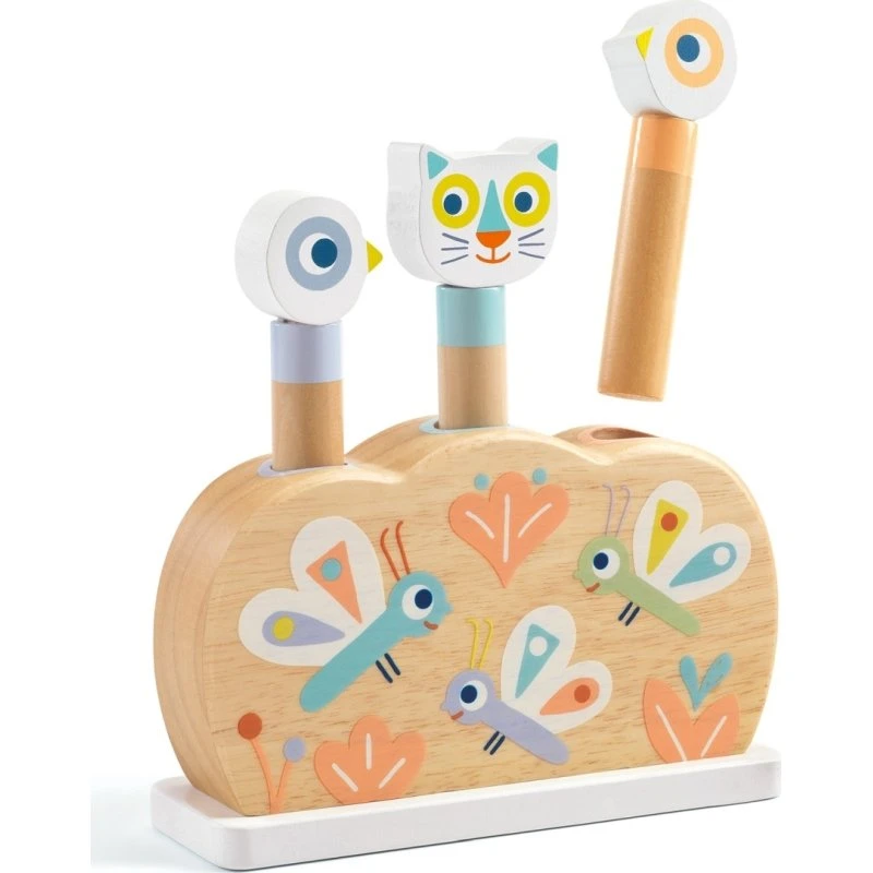 Djeco BabyPopi Baby White Holzspielzeug