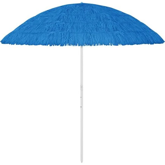 vidaXL Hawaii Strandschirm Blau 300 cm