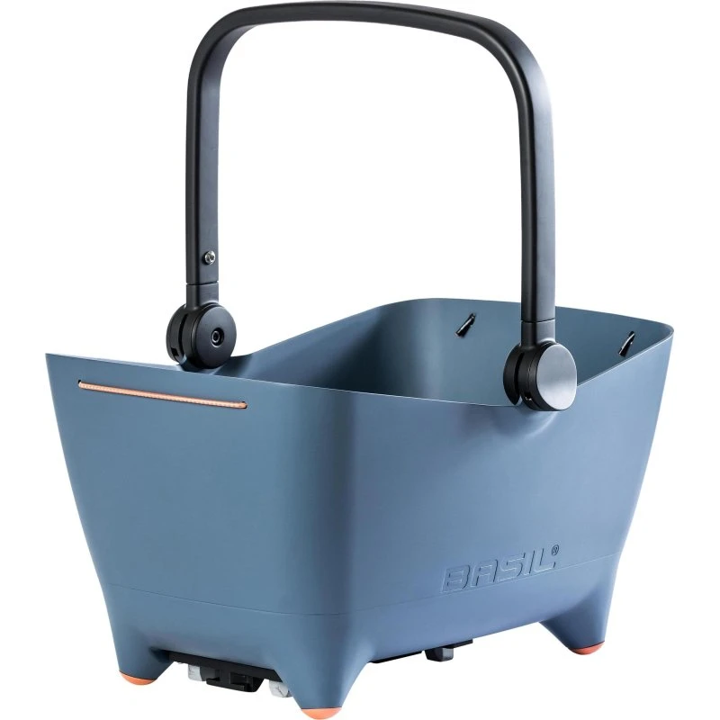 Basil Buddy MIK Hundefahrradkorb Faded Denim 45×32×22 cm