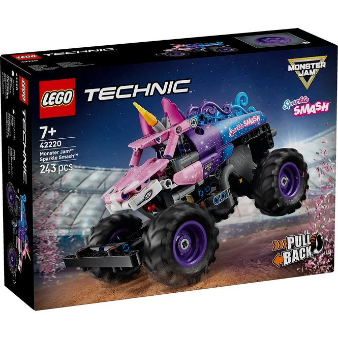 LEGO Technic 42220 Monster Jam Sparkle Smash Rückziehmotor