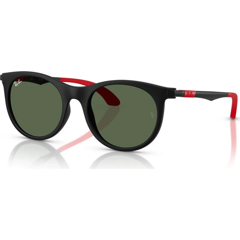 Ray-Ban RB9082S Kids Mat Black Dark Green