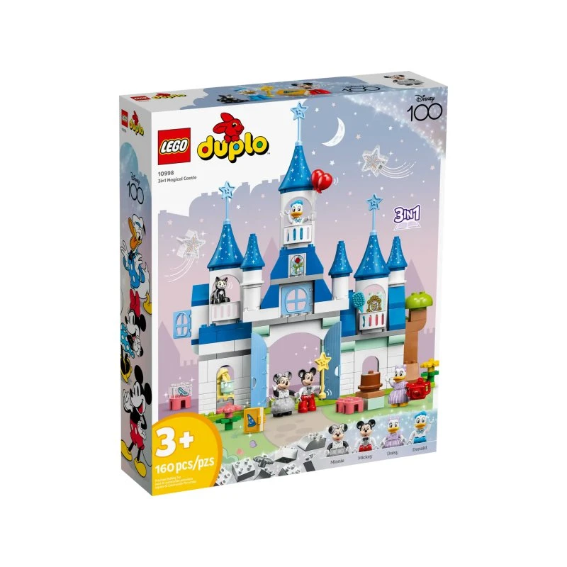 LEGO DUPLO 3-in-1-Zauberschloss (10998) mit Disney-Figuren