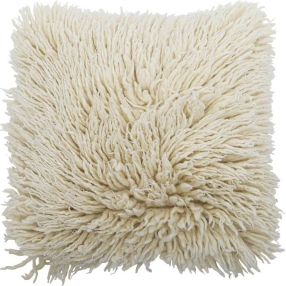 Bloomingville Star Kissen 45 cm Natur Wolle