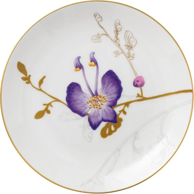 Royal Copenhagen Flora Stiefmütterchen 22 cm Frühstücksteller
