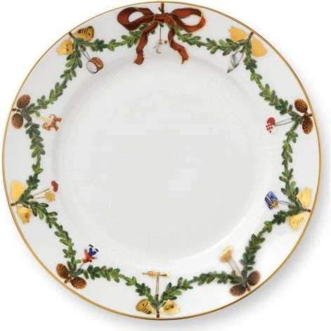 Royal Copenhagen Star Fluted Christmas Frühstücksteller 19 cm