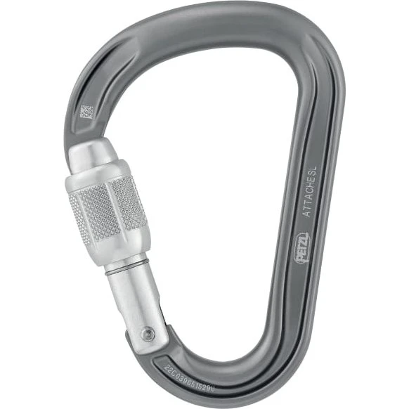 Petzl Attache Screw-Lock Karabiner Grau