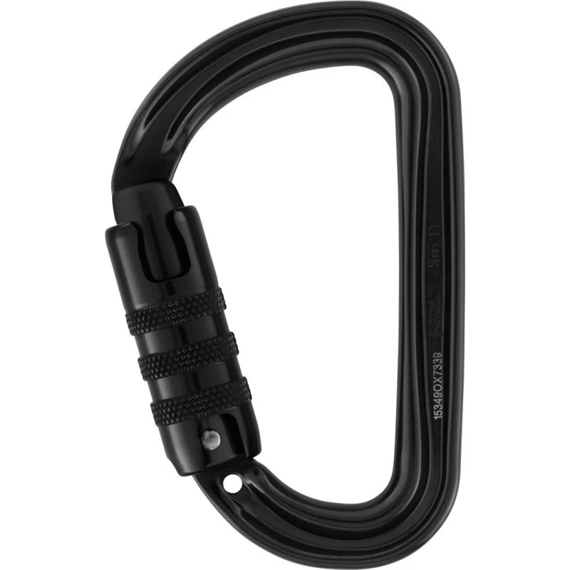 Petzl Sm'D Triact-Lock D-Form Schwarz