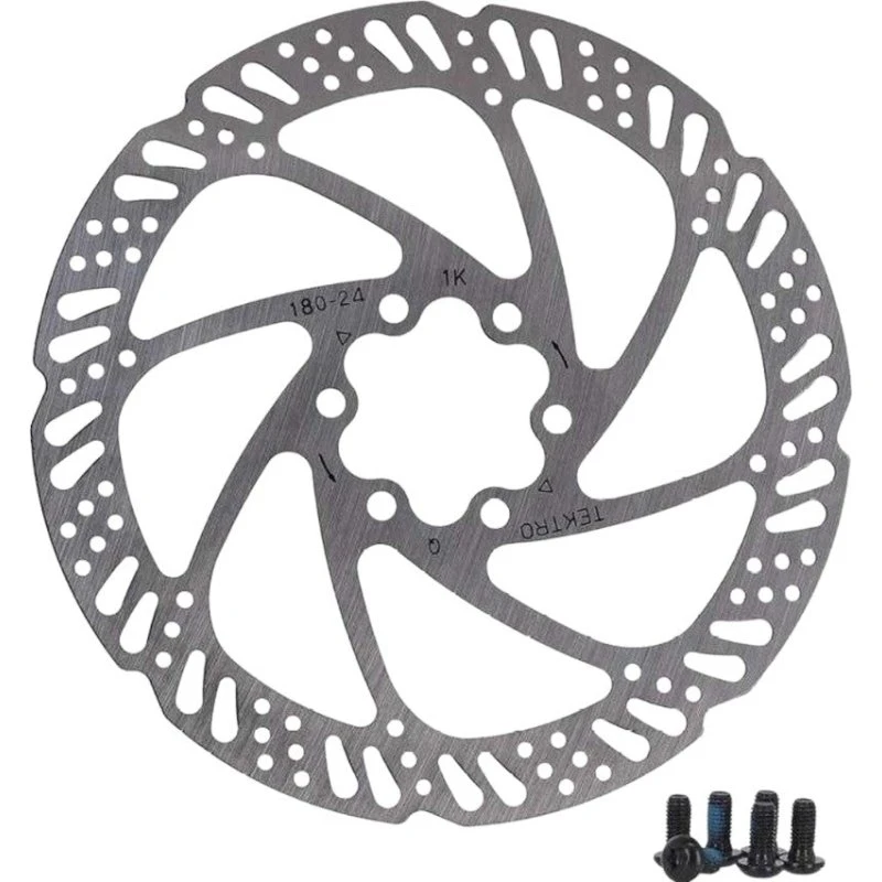 Tektro TR180-24 180mm 6-Loch Bremsscheibe silber