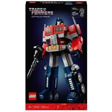 LEGO Icons 10302 Optimus Prime – 2‑in‑1 Transformers-Modell (1.508 Teile)