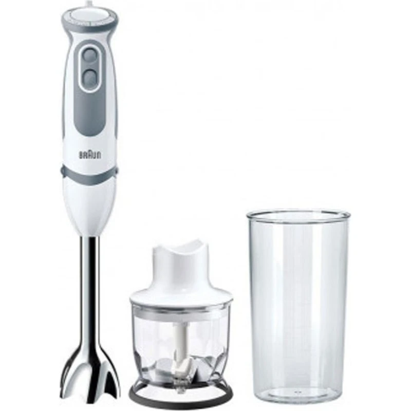 Braun MQ 5220 Multiquick 5V Stabmixer 1000W, weiß/grau