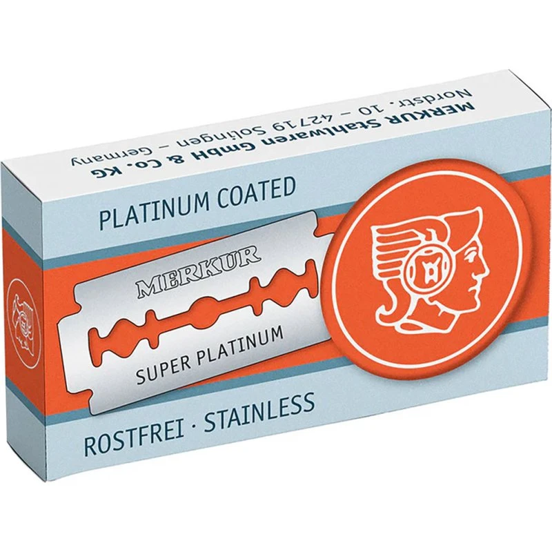 Merkur Super Platinum Stainless Rasierklingen 910, 10 Stk.