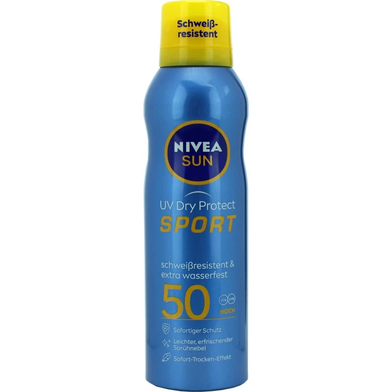 Nivea Sun UV Dry Protect Sport Sonnenspray LSF50 200ml