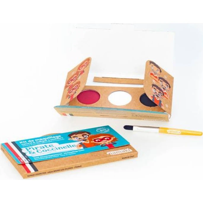 Namaki Kinderschminke Pirat + Marienkäfer 3 Farben
