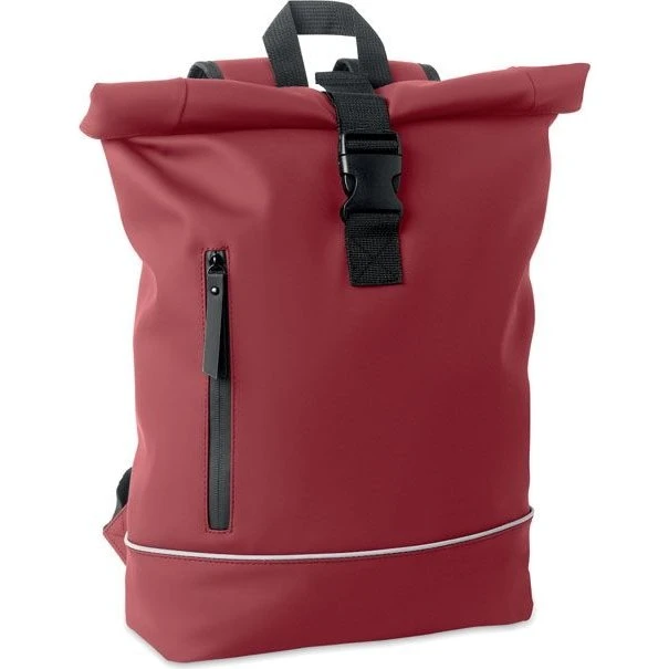 LAPTOSA 15" Rolltop PU Laptop-Rucksack