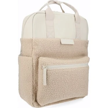 Kapten & Son Bergen Pro Fleece Rucksack 15 Zoll Beige