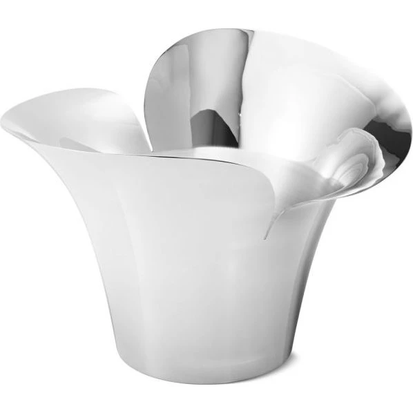 Georg Jensen Bloom Botanica Übertopf Edelstahl 22,5 cm
