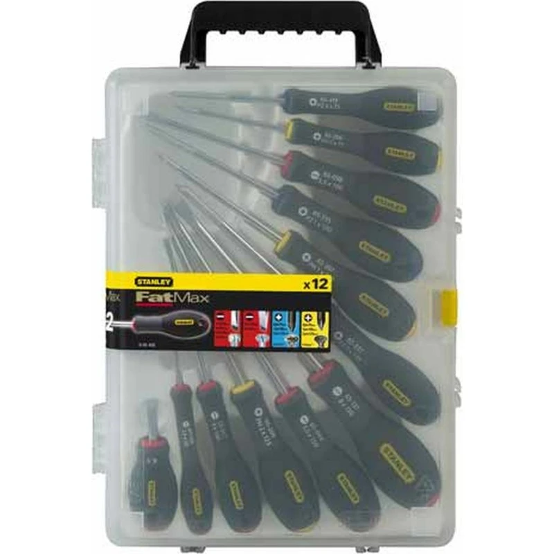 Stanley FatMax® 12 Tlg. Schraubendreher Set im Koffer