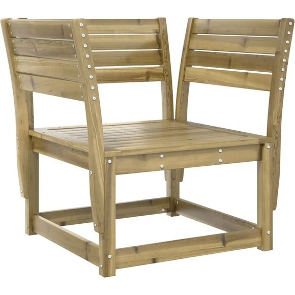 vidaXL Gartenstuhl Kiefernholz Imprägniert 3033998-2