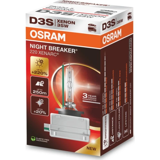OSRAM XENARC NIGHT BREAKER 220 D3S 35W 42V