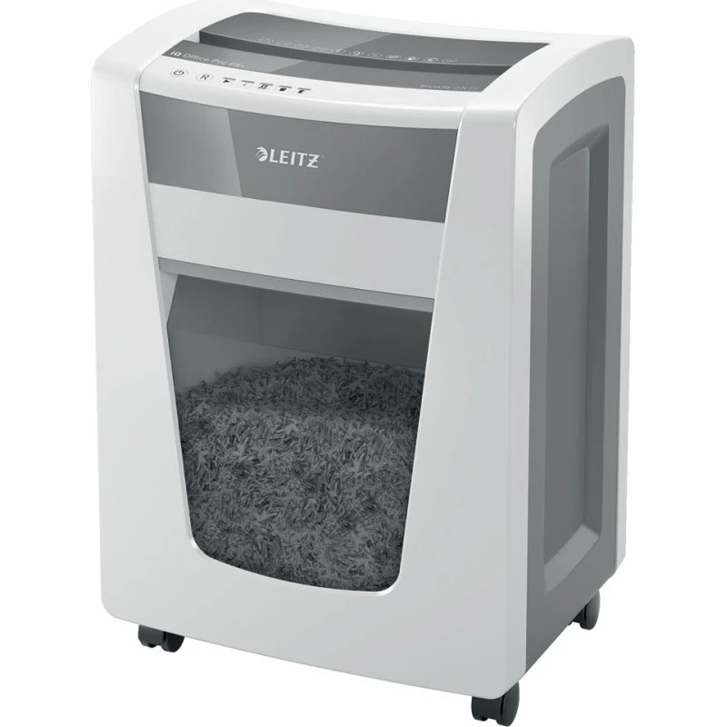 Leitz IQ Office Pro P5+ Aktenvernichter 2x5mm 7 Blatt weiß
