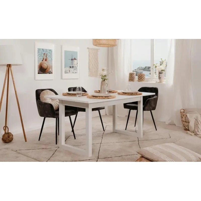 Finori Denver 50 Auszugstisch Weiß 160-200 cm