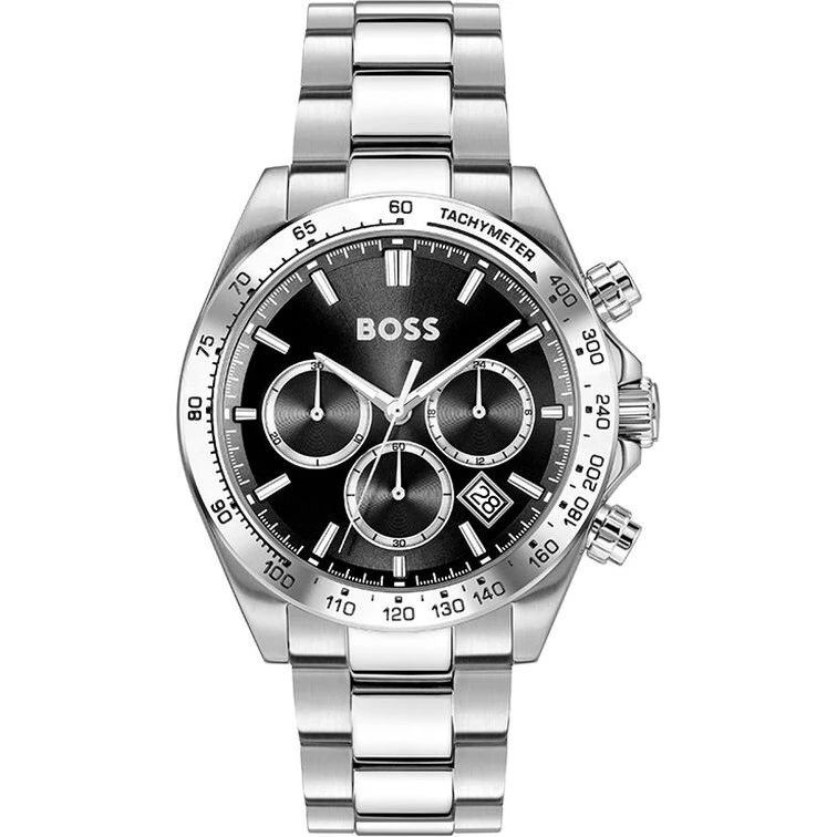 HUGO BOSS Hero Sport 1514267 Edelstahl Chronograph Schwarz