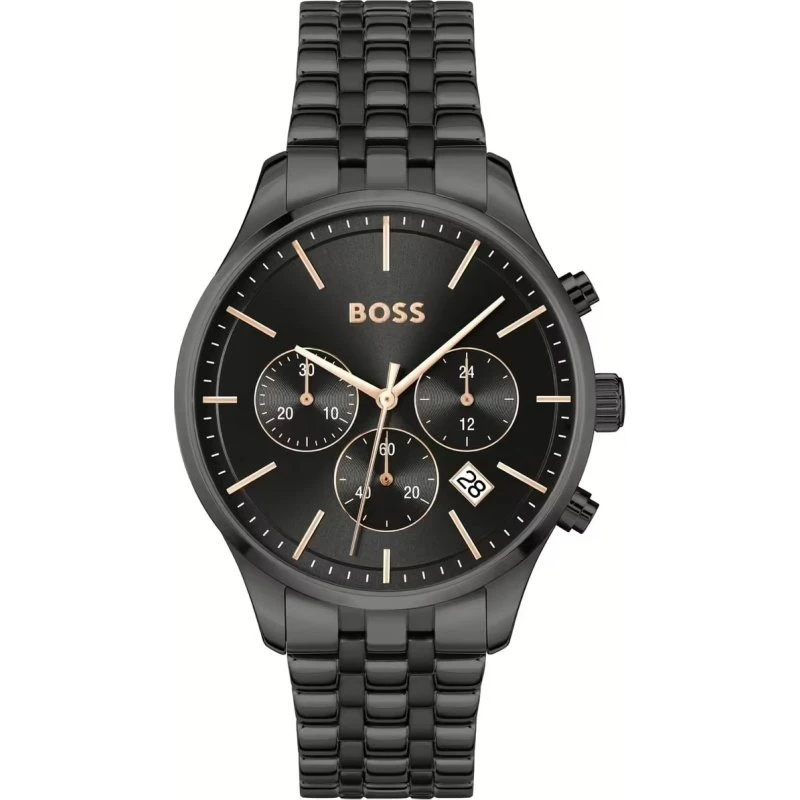 HUGO BOSS AVERY 1514256 Chrono Edelstahl Schwarz