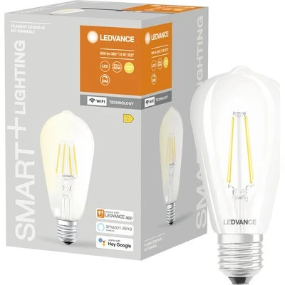 LEDVANCE SMART+ WiFi Filament E27 6W 2700K