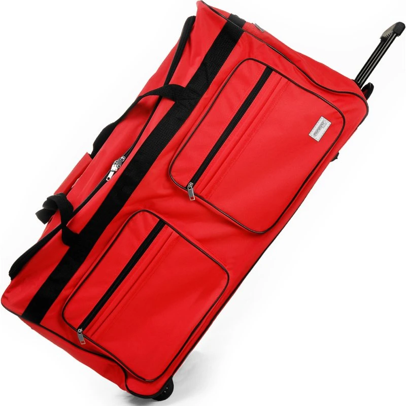 MONZANA® XXL Reisetasche 160L rot mit Trolleyfunktion
