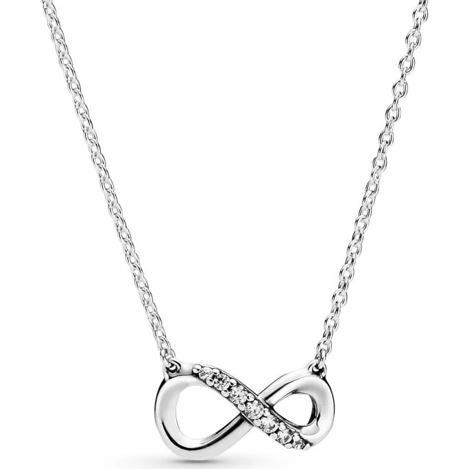 Pandora Sparkling Infinity Halskette 398821C01 Silber 925
