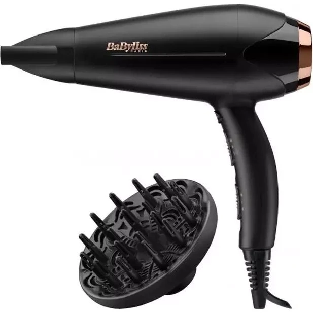 BaByliss D570DE Turbo Shine 2200 W Haartrockner Schwarz