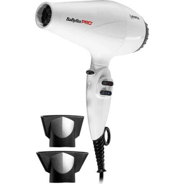Babyliss Pro Levante 2100W Ionen-Haartrockner Weiß