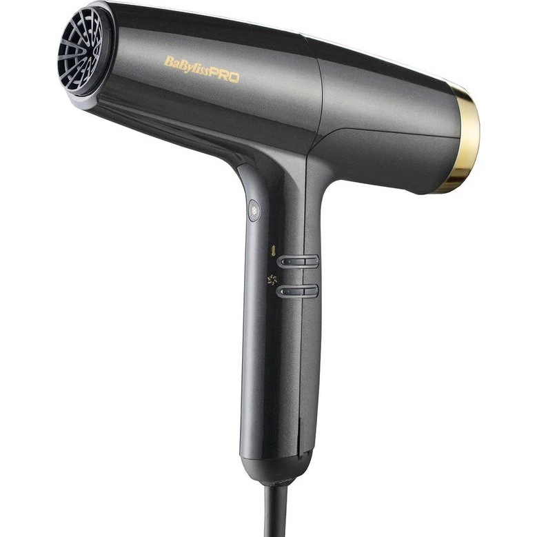 Babyliss PRO Falco Haartrockner Schwarz/Gold BAB8550E