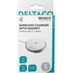 deltaco Magnetisches Qi2-Ladegerät 15 W für iPhone 13-16