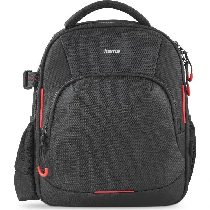 Hama Ohio 150 Kamerarucksack schwarz/rot