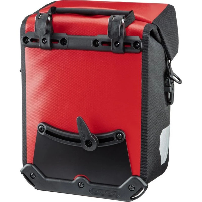 Ortlieb Sport-Roller City QL1 25 L (Paar) – Rot/Schwarz