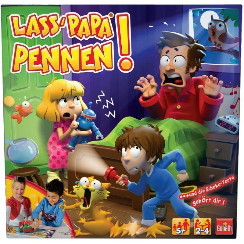Goliath Lass Papa Pennen - Familienspiel für 2-4 Spieler