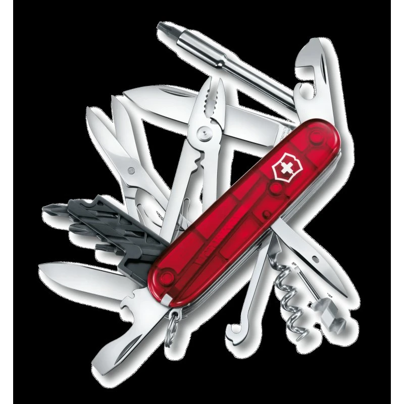 Victorinox Cyber Tool M Rot Transparent