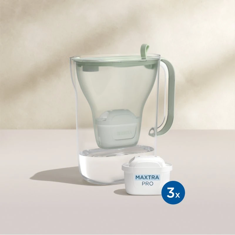 BRITA Style eco Wasserfilter-Kanne 2,4 L, Grün