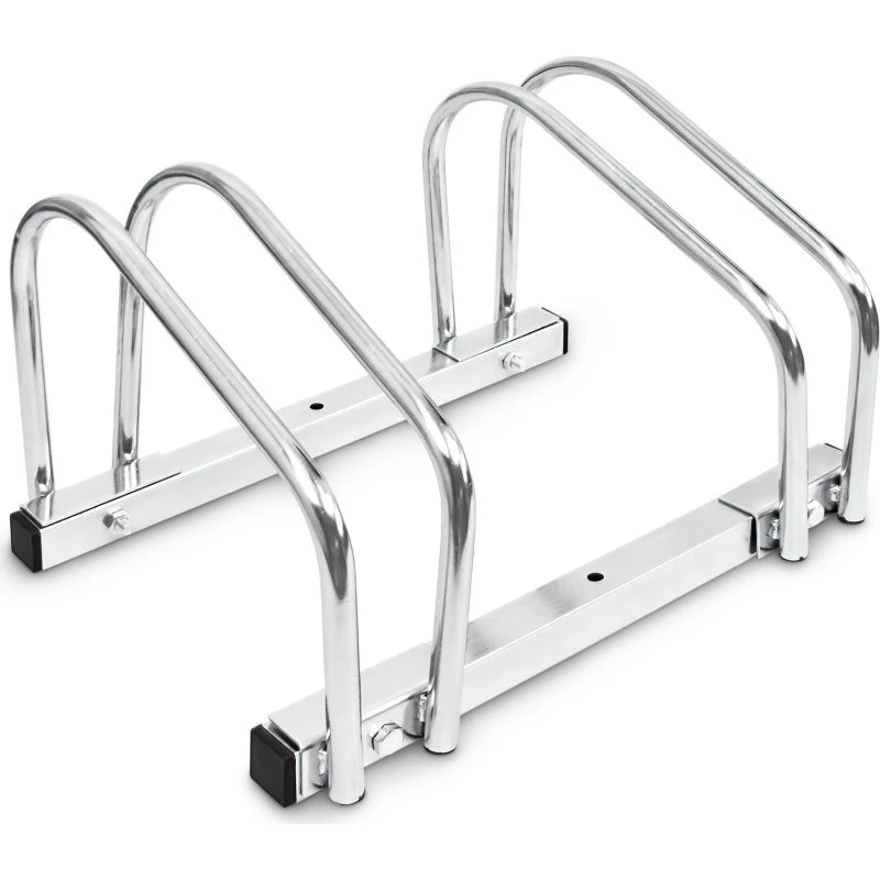 VELOSTÄNDER 2er Doppel verchromt, Boden- & Wandmontage