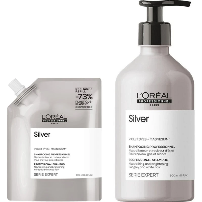 L'Oréal Professionnel Serie Expert Silver Shampoo Duo Set 2 x 500 ml