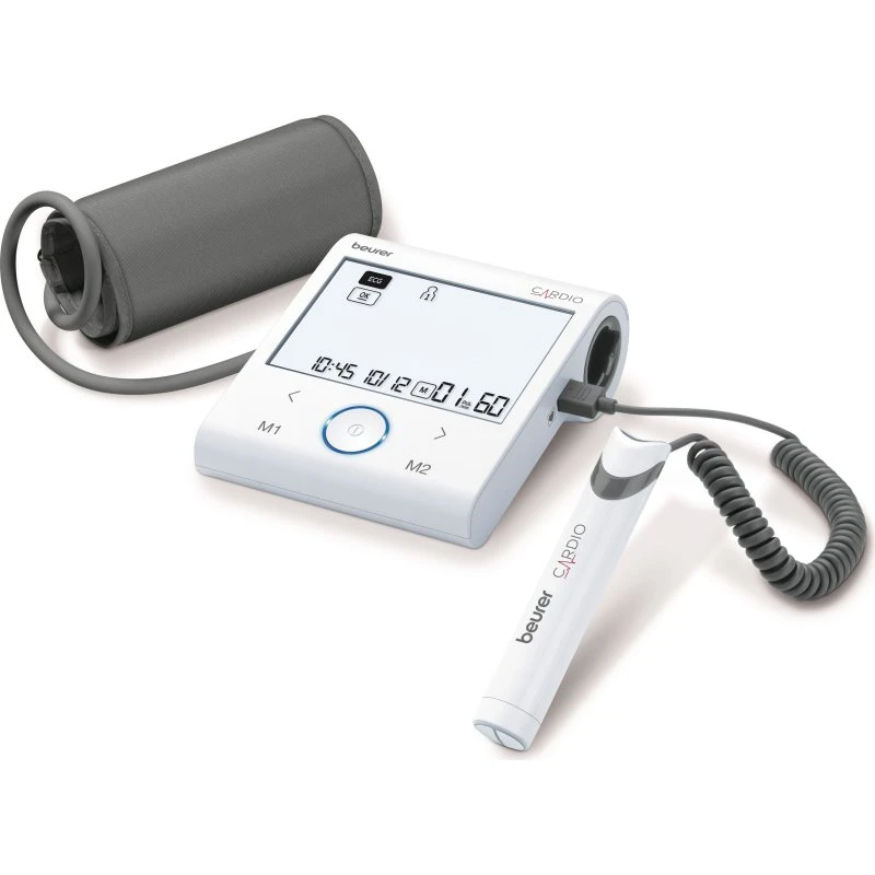 Beurer BM 96 Cardio Oberarm-Blutdruckmessgerät mit EKG