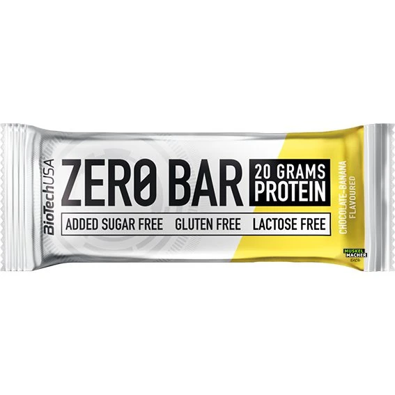 BioTech USA Zero Bar Protein Chocolate Banana 50g