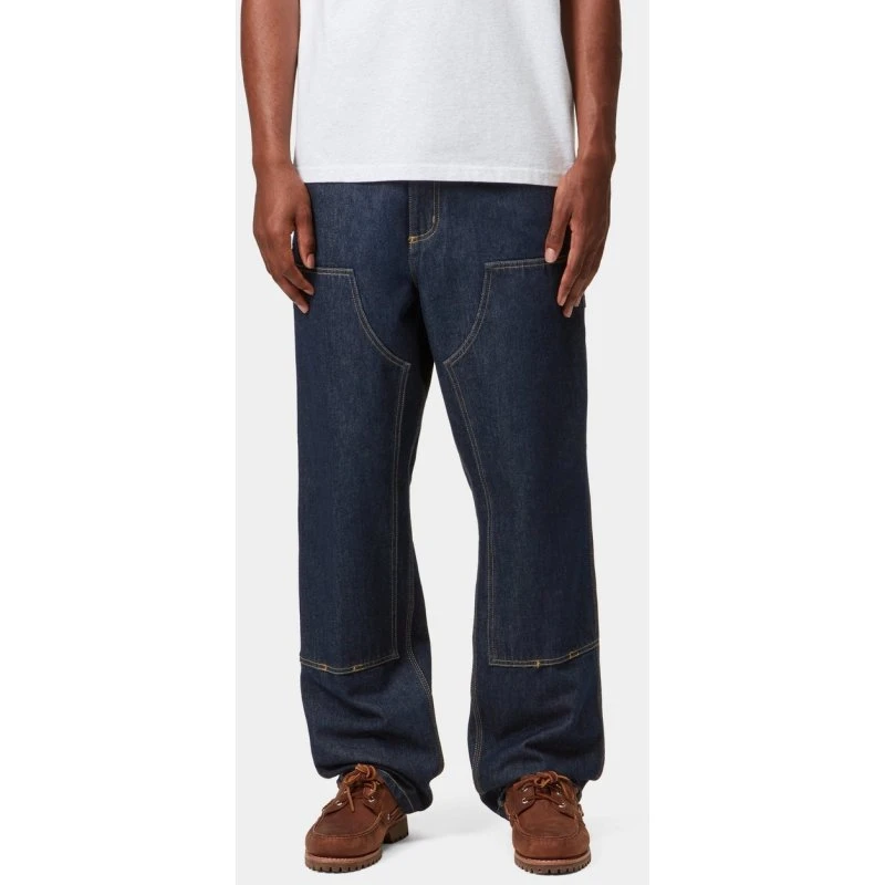Carhartt WIP Double Knee Pant Denim Blau